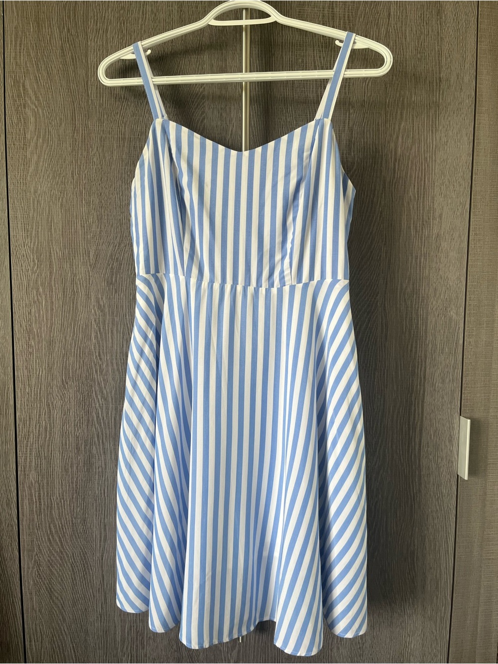 Old Navy Blue and White Striped Cami Dress